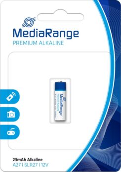 MediaRange batterij Prem. Blister A27 Alkaline/6LR27 12V 1e