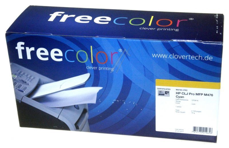 Freecolor M476C-FRC tonercartridge 1 stuk(s) Cyaan