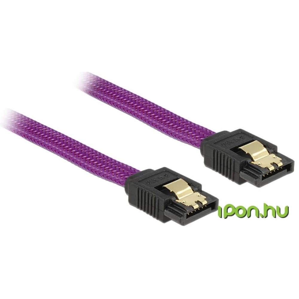 DeLOCK 83692 SATA-kabel 1 m SATA 7-pin Paars