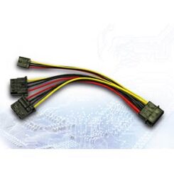 Inter-Tech 88885305 interne stroomkabel 0,15 m