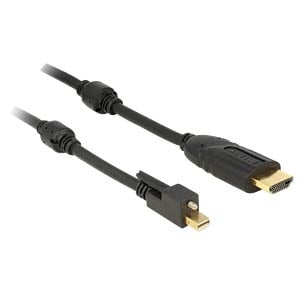 DeLOCK 83730 video kabel adapter 2 m Mini DisplayPort HDMI Zwart