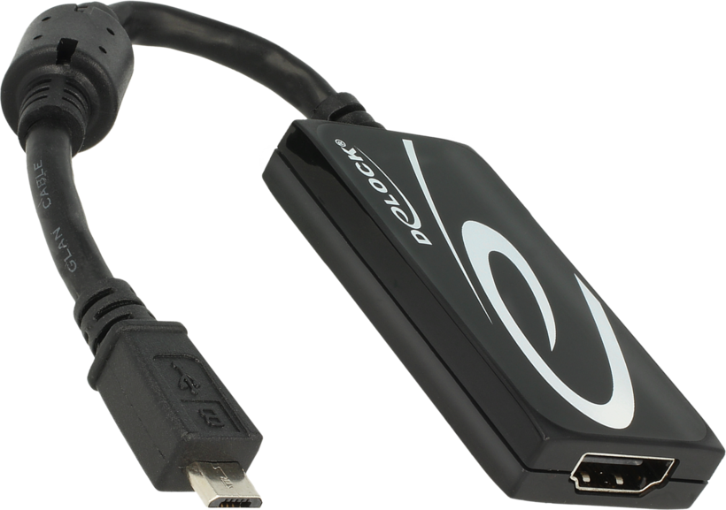 DeLOCK 4043619656431 USB grafische adapter 3840 x 2160 Pixels Zwart