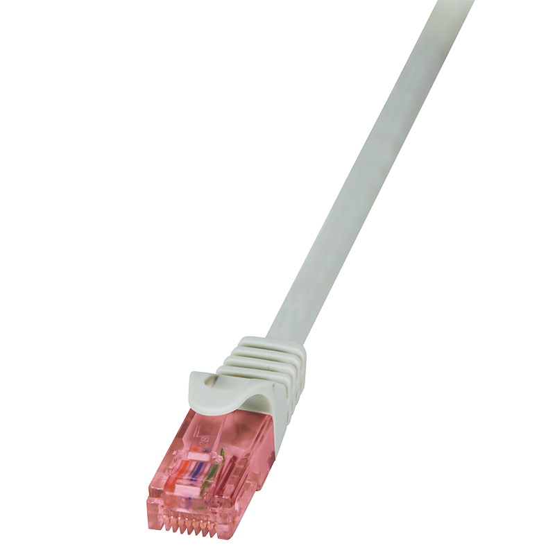 LogiLink 3.0m, Cat6 netwerkkabel Grijs 3 m U/UTP (UTP)