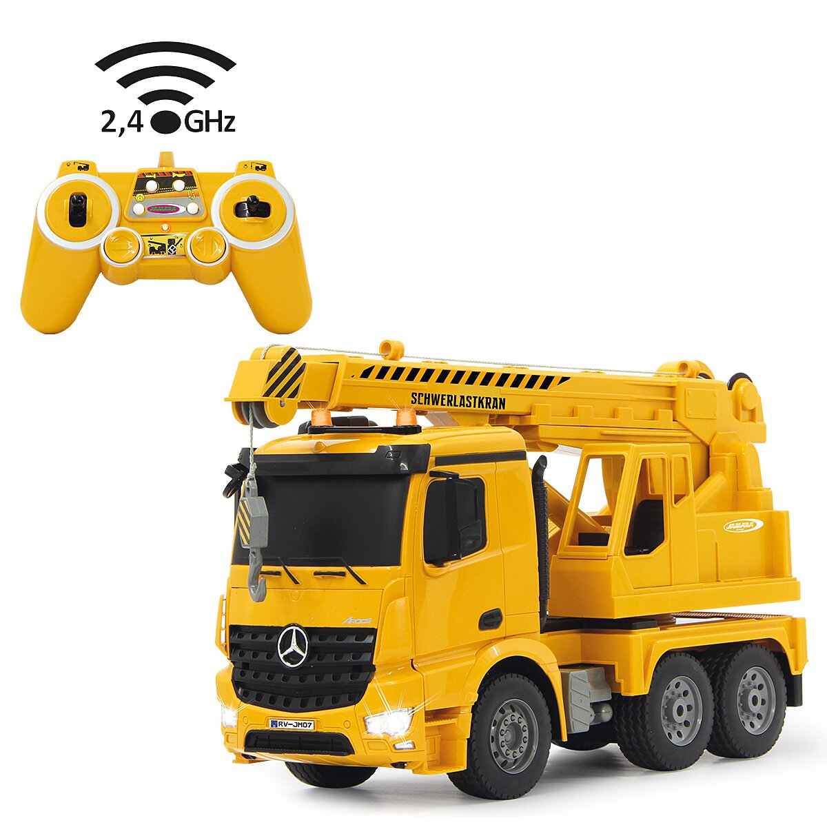 Jamara Heavy-Duty Crane Mercedes-Benz Arocs 1:20 2,4GHz