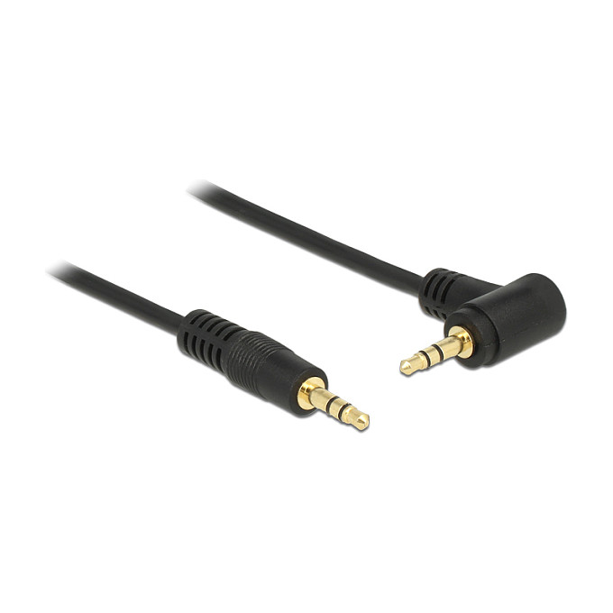 DeLOCK 3.5 mm, 1 m audio kabel 3.5mm Zwart