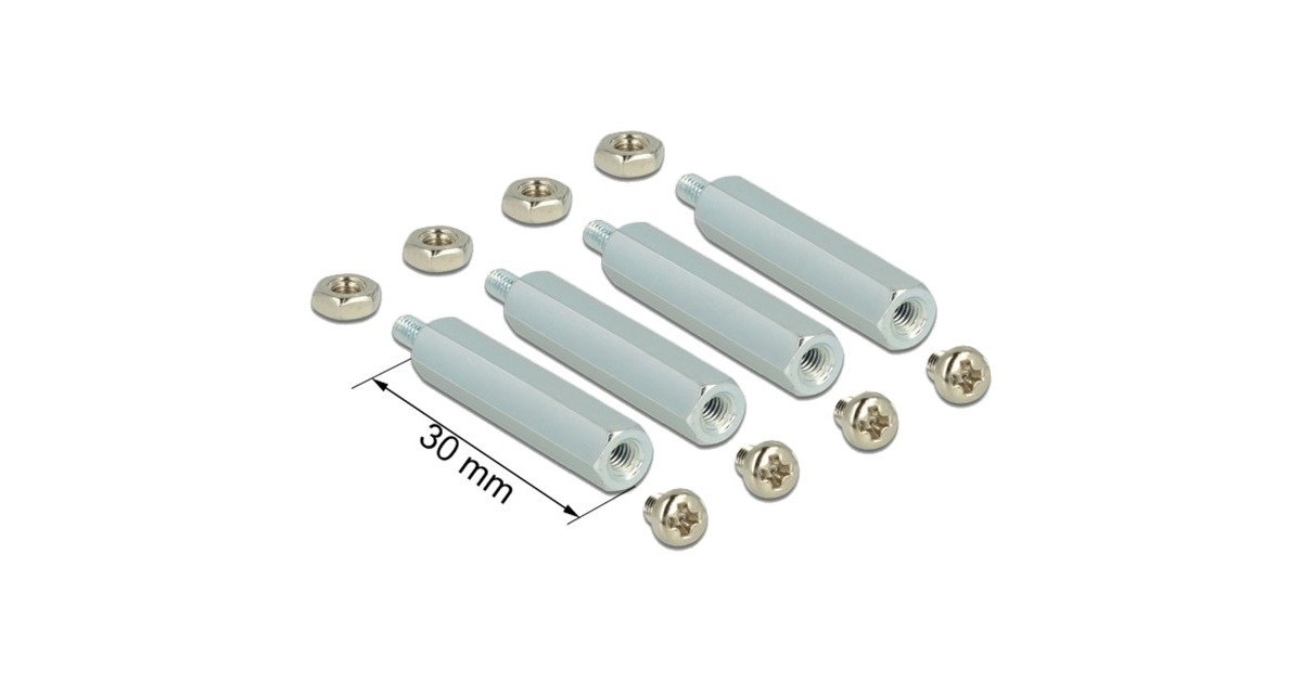 Befestigungsset Delock voor Raspberry Pi 30mm innen/außen