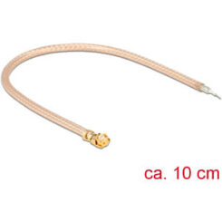 DeLOCK 0.1m MHF U.FL/RG178 coax-kabel 0,1 m Transparant