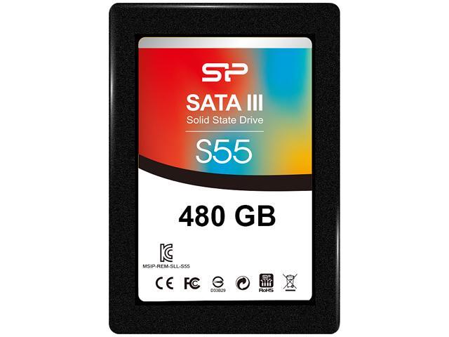 Slim S55, 480GB, SATA III, Zwart