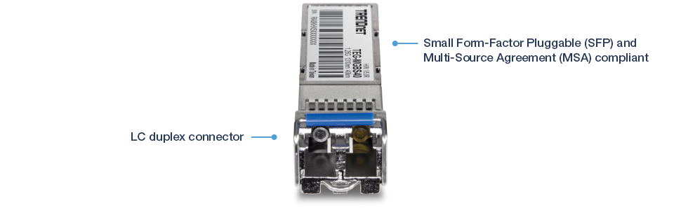Trendnet TEG-MGBS40 netwerk transceiver module 1310 nm