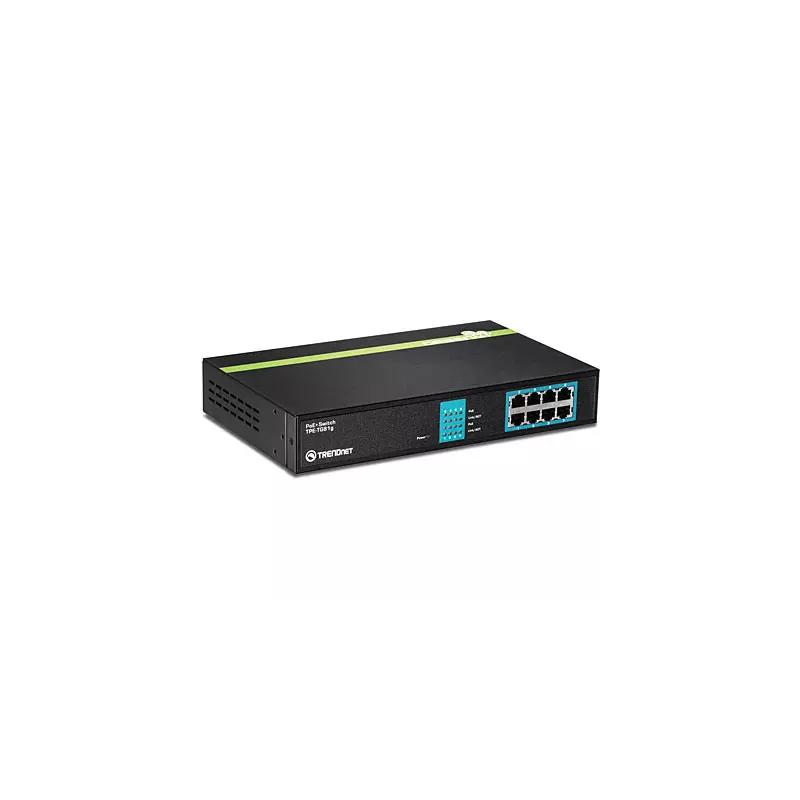 Trendnet TPE-TG81g Unmanaged Gigabit Ethernet (10/100/1000) Power over Ethernet (PoE) Zwart