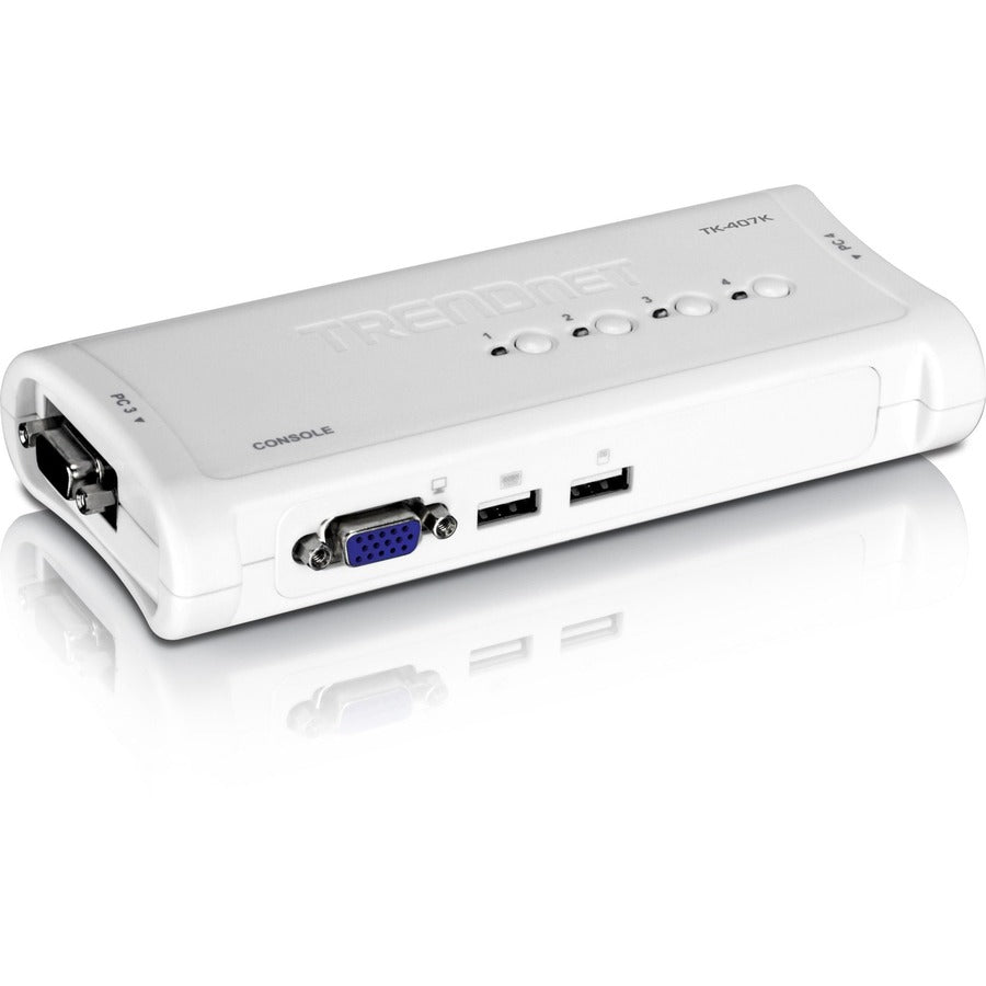 Trendnet TK-407K KVM-switch Blauw