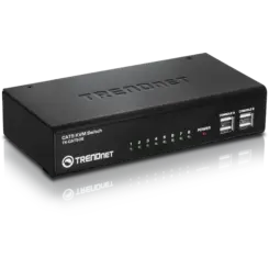 Trendnet TK-CAT508 KVM-switch Zwart