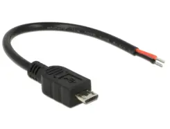 DeLOCK 82697 USB-kabel USB 2.0 0,1 m Micro-USB B Zwart