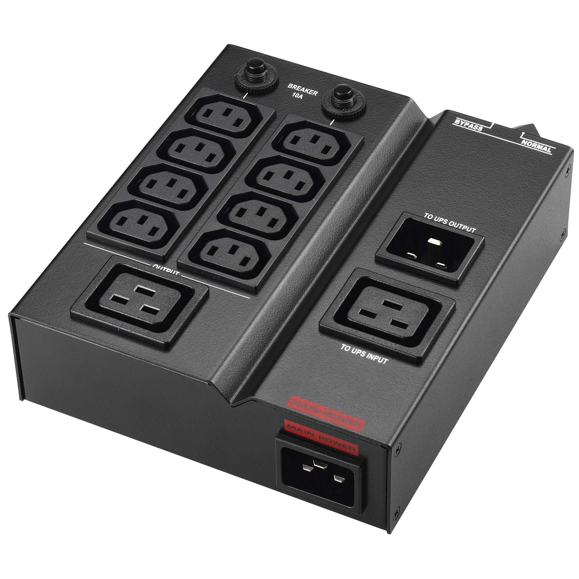 PowerWalker MBS/PDU IEC 1-3kVA energiedistributie 9 AC-uitgang(en) Zwart