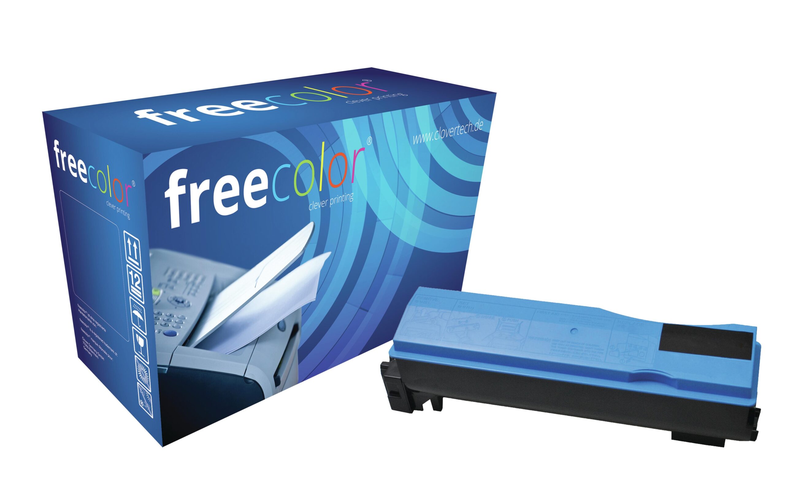Freecolor TK560C-FRC tonercartridge 1 stuk(s) Cyaan