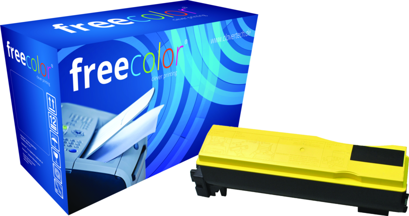 Freecolor TK560Y-FRC tonercartridge 1 stuk(s) Geel