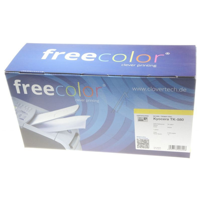Freecolor Toner Kyocera TK-580 ye FS-C 5150 DN compatible