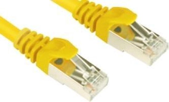 Sharkoon 1.5m Cat.6 S/FTP netwerkkabel Geel 1,5 m Cat6 S/FTP (S-STP)