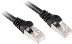 Sharkoon 0.25m Cat.6 S/FTP netwerkkabel Zwart 0,25 m Cat6 S/FTP (S-STP)