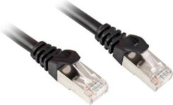 Sharkoon 0.5m Cat.6 S/FTP netwerkkabel Zwart 0,5 m Cat6 S/FTP (S-STP)