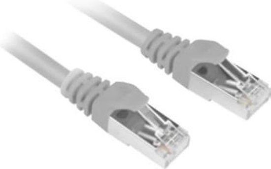 Sharkoon RJ45 Cat.6 netwerkkabel Grijs 0,25 m Cat6 S/FTP (S-STP)