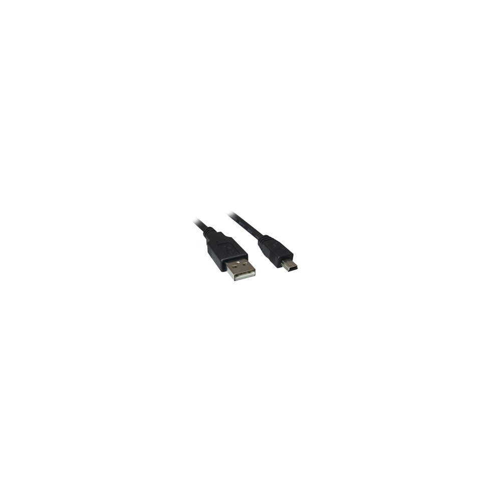 Sharkoon 4044951015559 USB-kabel USB 2.0 0,5 m USB A Mini-USB B Zwart