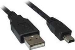 Sharkoon 4044951015566 USB-kabel USB 2.0 1 m USB A Mini-USB B Zwart
