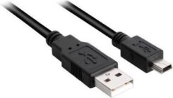 Sharkoon 4044951015573 USB-kabel USB 2.0 2 m USB A Mini-USB B Zwart