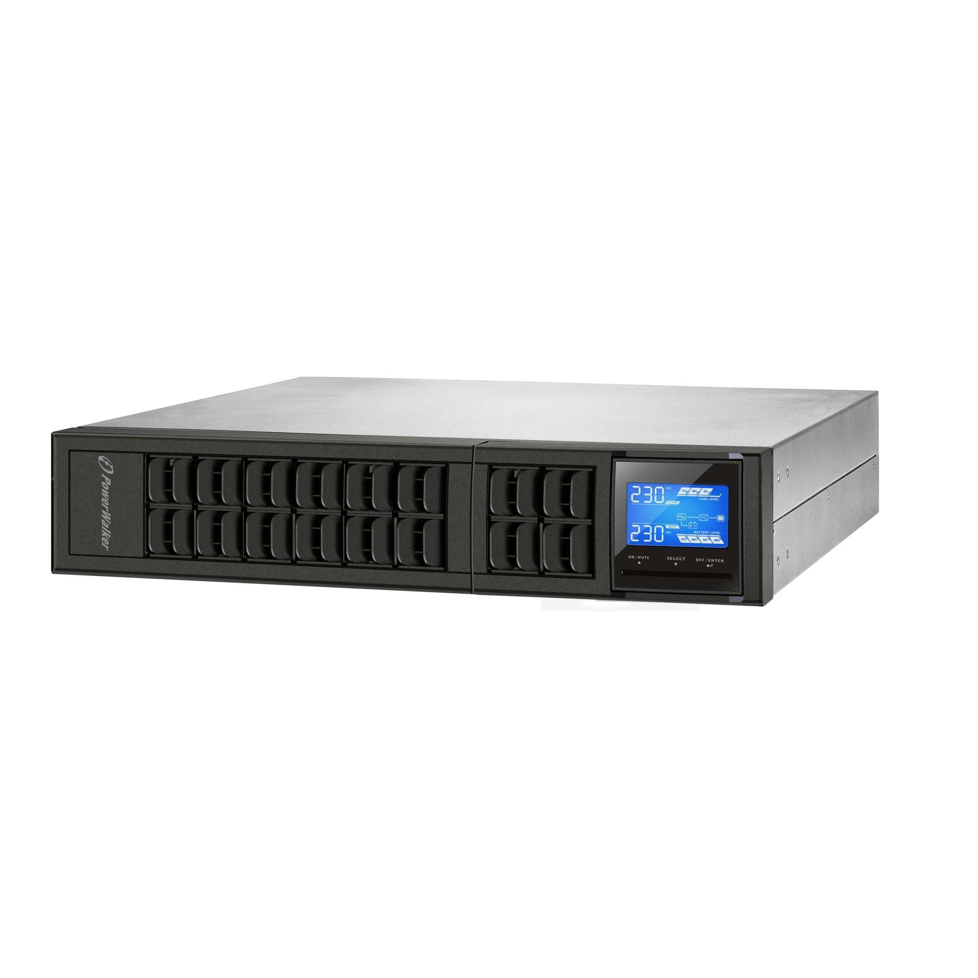 PowerWalker VFI 2000 CRS UPS Dubbele conversie (online) 2 kVA 1600 W 4 AC-uitgang(en)