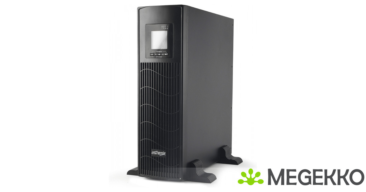 Gembird EG-UPSRACK-13 UPS Line-interactive 3 kVA 1800 W 7 AC-uitgang(en)