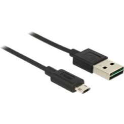 DeLOCK 84804 USB-kabel USB 2.0 0,2 m USB A Micro-USB B Zwart