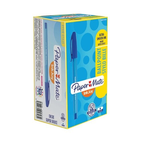 Papermate InkJoy 100 Zwart Stick balpen Medium 50 stuk(s)