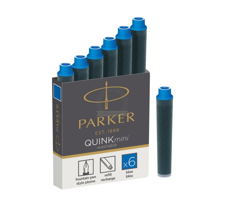 Parker 1950409 penvulling Blauw 6 stuk(s)