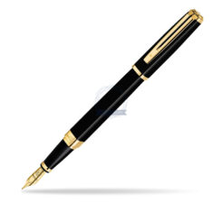 VULPEN WATERMAN EXCEPTION SLANK LAQUE FIJN ZWART/GOUD