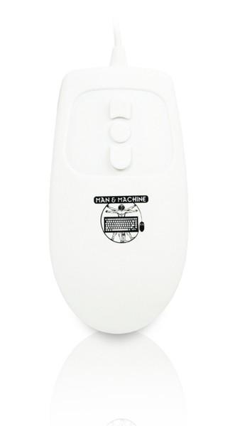 Baaske Medical Man&Machine MightyMouse5 G muis Medisch Ambidextrous USB Type-A Optisch