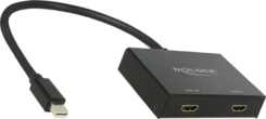 DeLOCK 87696 video splitter Mini DisplayPort 2x HDMI