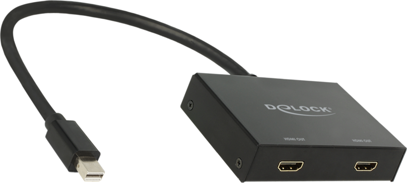 DeLOCK 87696 video splitter Mini DisplayPort 2x HDMI
