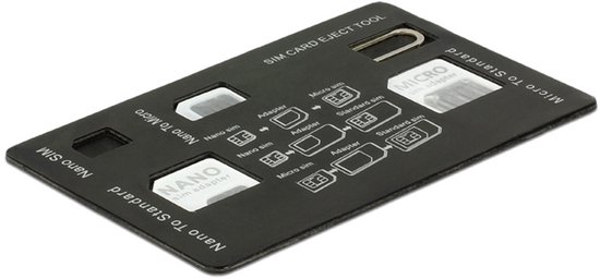DeLOCK 20650 SIM-/geheugenkaartadapter Simkaartadapter