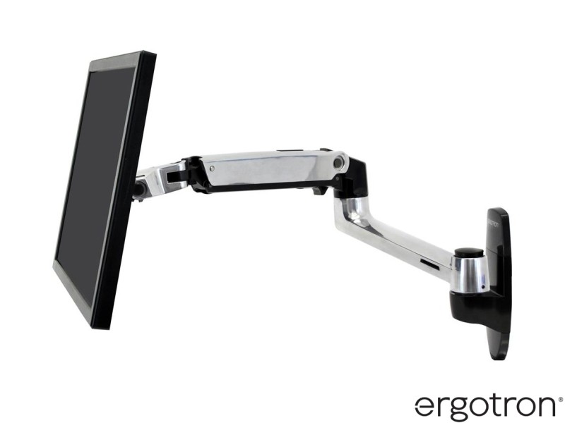 Ergotron LX Series LX Wall Mount LCD Arm 86,4 cm (34) Muur Aluminium