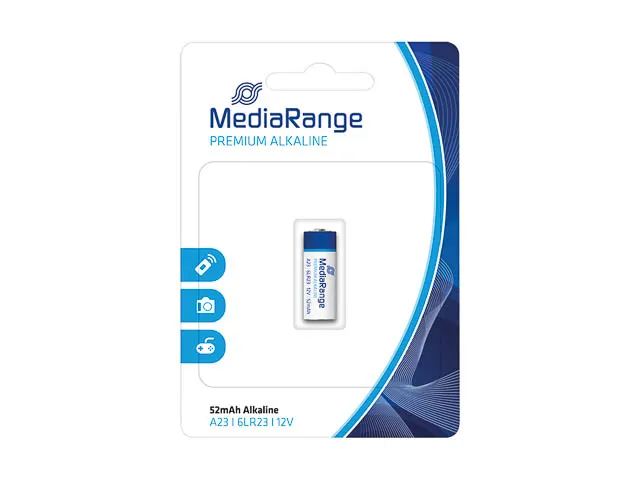 MediaRange batterij Prem. Blister A23 Alkaline/6LR23 12V