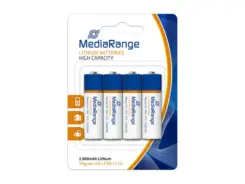 MediaRange MRBAT154 huishoudelijke batterij Wegwerpbatterij AA Lithium