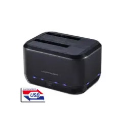 LC-Power LC-DOCK-U3-III basisstation voor opslagstations USB 3.2 Gen 1 (3.1 Gen 1) Type micro-B Zwart