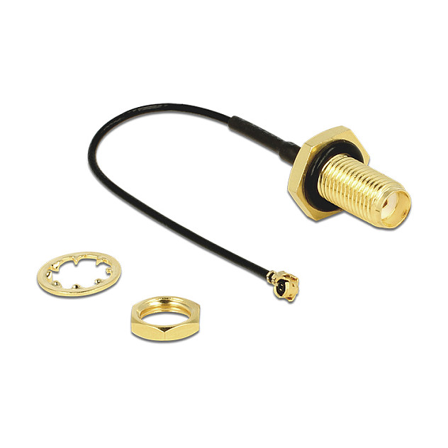 DeLOCK 1m, SMA/MHF coax-kabel