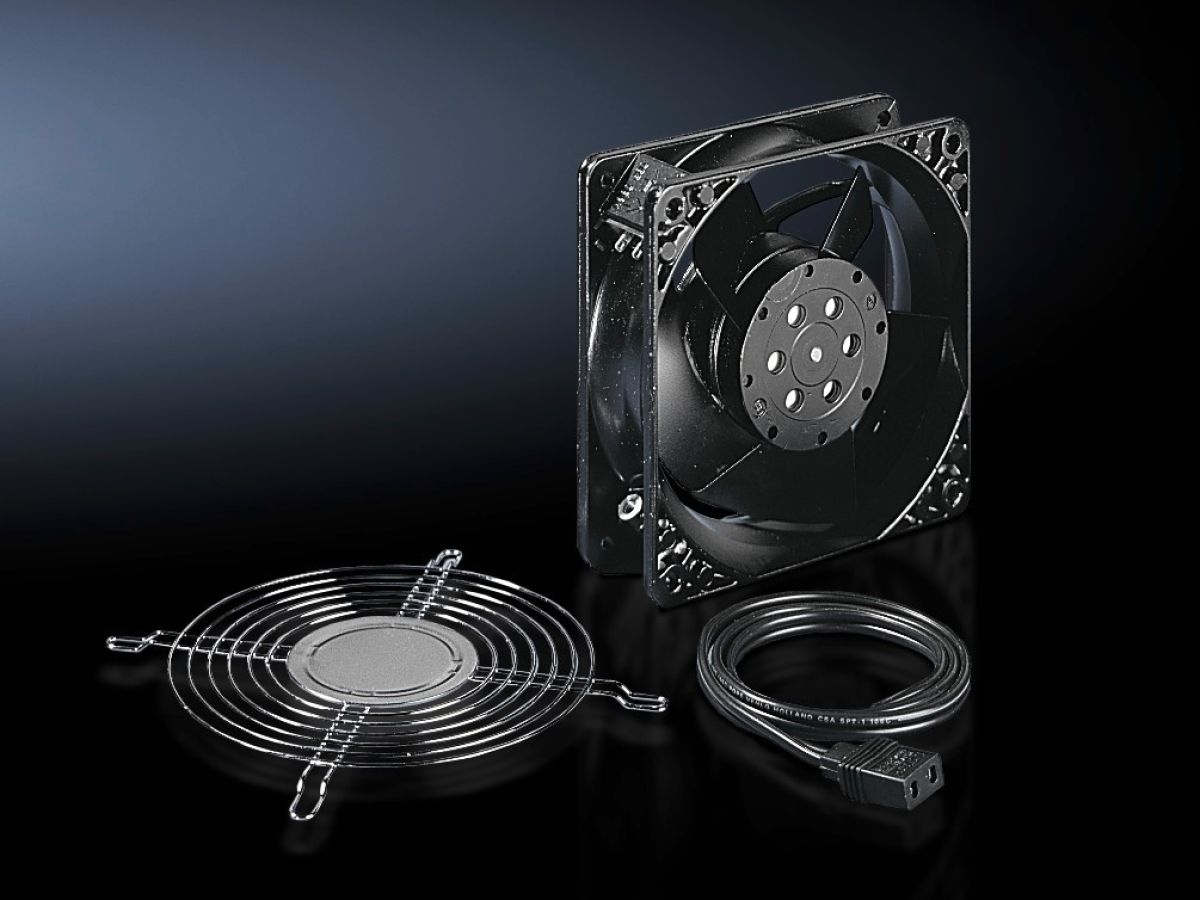 Rittal DK 7980.000 Computer behuizing Ventilator Zwart