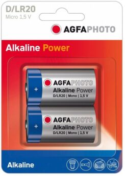 AgfaPhoto 110-802619 huishoudelijke batterij Wegwerpbatterij D Alkaline