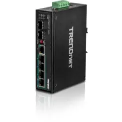 Trendnet TI-PG62 netwerk-switch Unmanaged Gigabit Ethernet (10/100/1000) Power over Ethernet (PoE) Zwart