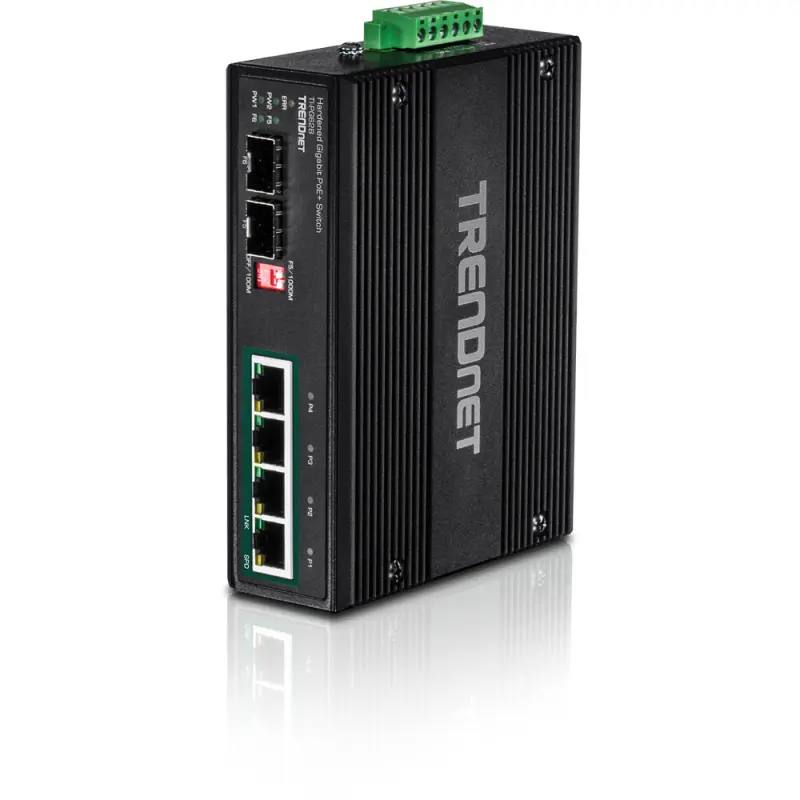 Trendnet TI-PG62B netwerk-switch Unmanaged L2 Gigabit Ethernet (10/100/1000) Power over Ethernet (PoE) Zwart
