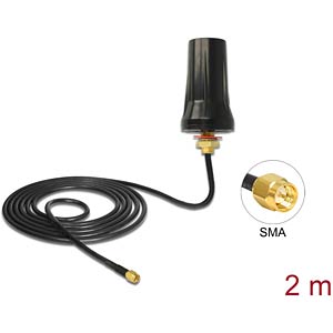 DeLOCK 89487 antenne Omnidirectionele antenne SMA 2 dBi