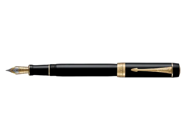 Parker Duofold vulpen Zwart 1 stuk(s)