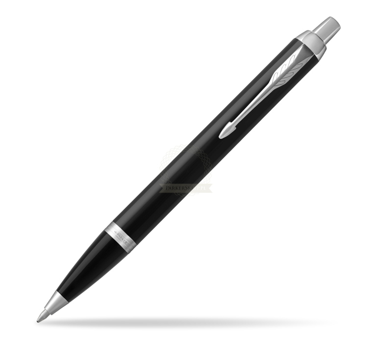 PARKER Balpen IM zwart Lacquer M blauw Geschenkbox
